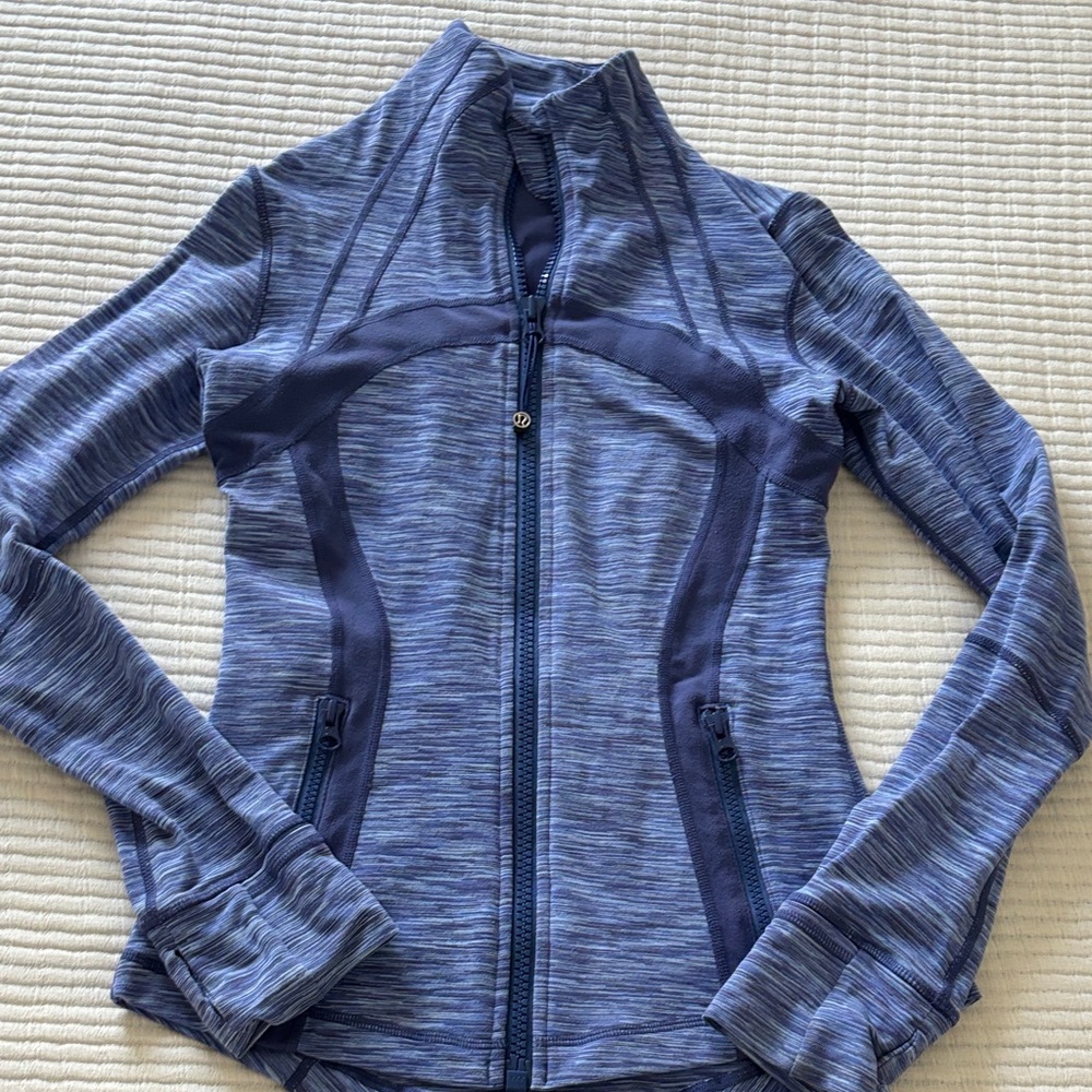 lululemon athletica Striped Blue Jacket